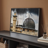 Masjid Al Aqsa Art Modern Islamic Wall Art Print Palestine Alaqsa Mosque