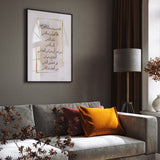 Surah Naas Beige & Gold Watercolour Abstract Arabic Calligraphy Modern Islamic Wall Art Print 2022
