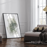 Set of 3 Sage Green Watercolour Painting Tasbeeh Subhanallah Alhamdulillah Allahhuakbar Arabic Calligraphy Islamic Wall Art Print Prints