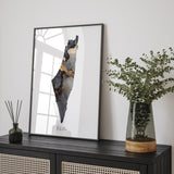 Black & Grey With Gold Ink Splash Palestine Map Islamic Wall Art Islamic Art Print Free Palestine