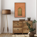 Moroccan Architectural Door Islamic Wall Art Print With Natural Earthy Tones
