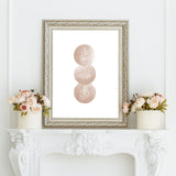 Brown And Beige Morocco Gallery Collection - Set of 4 Tasbi Subhanallah Alhamdulillah Allah Hu Akbar Floral Islamic Wall Art Print Eid Gift Present