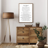 Simplistic Monochrome Last Two Verses Of Surah Baqarah Quran Verse Ayah English Translitaration & Arabic Calligraphy Minimalistic Modern Islamic Wall Art Print 2022