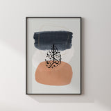 Set of 3 Subhanallah Alhamdulillah Allahuakbar Arabic Calligraphy Modern Nordic Scandinavian Abstract Islamic Wall Art Print