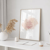 Light Pink Subhanallah Arabic Calligraphy Modern Abstract Islamic Wall Art Print