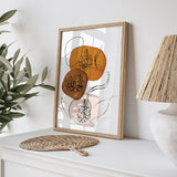 Shades of Brown Subhanallah Alhamdulillah Allahuakbar Arabic Calligraphy Modern Abstract Islamic Wall Art Print Tasbeeh Zikir