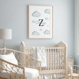 Personalised Cloud Arabic Children's Islamic Wall Art Print Kids Bedroom Nursery Girls Boys Room