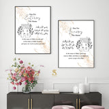 Set of 2 Black & Gold Dua Upon Entering & Leaving The Home English Arabic Caligraphy Translation Abstract Modern Minimalistic Islamic Wall Art Prints