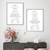 Set of 2 Black & Grey Dua Upon Entering & Leaving The Home English Arabic Caligraphy Translation Abstract Modern Minimalistic Islamic Wall Art Prints