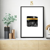 The Blessed Kaaba Makkah Abstract Art Modern Islamic Wall Art Print Mecca Masjid Al Haram Minimalistic