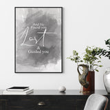 The Grey Rain Gallery Collection My Success Is Only By Allah, Kalimah, Tasbeeh, Ayatul Kursi & Quran Verses Arabic Calligraphy Islamic Wall Art Print