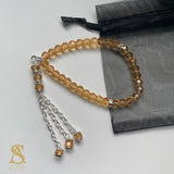 Mini Gold & Silver Tasbih 33 Bead Tasbih Islamic Prayer Beads Eid Gift Ramadan Gift Nikah Favours Wedding Favours Kids