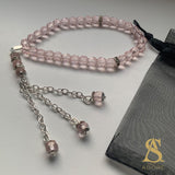 Mini Baby Pink Tasbih 33 Bead Tasbih Islamic Prayer Beads Eid Gift Ramadan Gift Nikah Favours Wedding Favours Kids