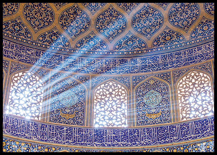 Sheikh Lotfollah Mosque in Isfahan, Iran Wall Art Print
