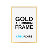 Gold Premium Alaminium Frame (Different Sizes Available)
