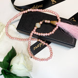Pink Pearl Style 100 Bead Islamic Tasbih Muslim Prayer Beads Eid Nikah Ramadan Gift