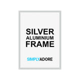 Silver Premium Alaminium Frame (Different Sizes Available)